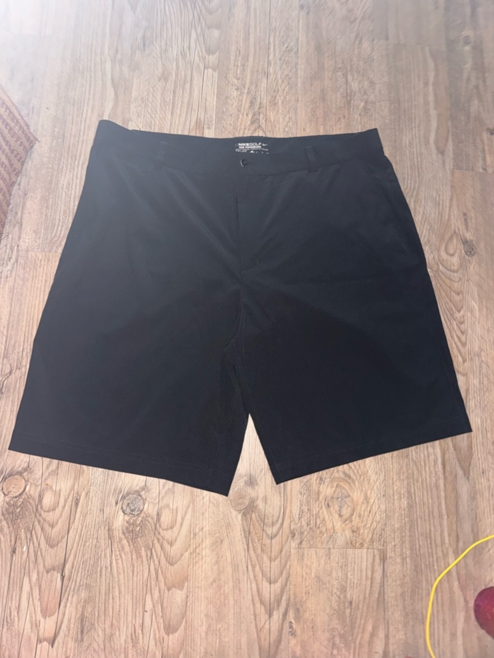 Nike Black Flat-Front Men's Golf Shorts Wasit-40 (About a sz XL)